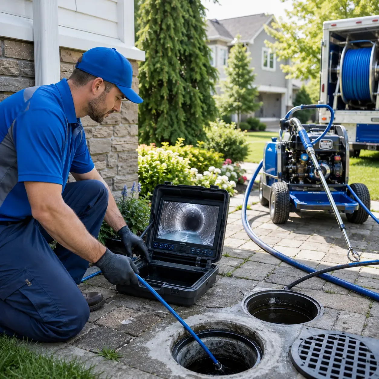 Outdoor drain cleaning professionals serving Jonesville, TX